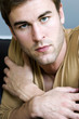 A man staring at the camera