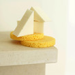 Bars of soap and sponge