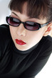 Businesswoman with sunglasses