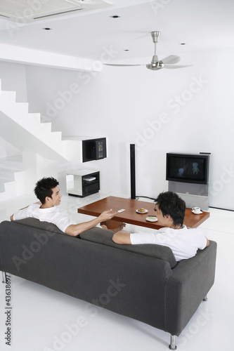 Photo: Two friends chatting Two friends chatting