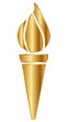 Vector illustration of torch