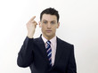 Angry businessman