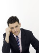 Businessman thinking