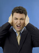 Stressed businessman