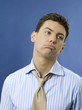 Unhappy businessman