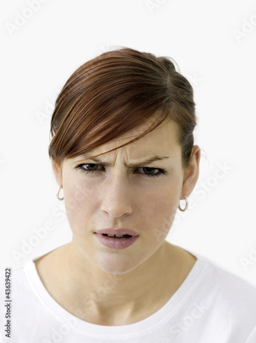 Photo: A pensive-looking woman A pensive-looking woman