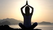 Video: meditation, sea, girl meditation, sea, girl