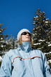Woman in winter clothing