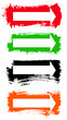 Arrows Grunge Vector Set