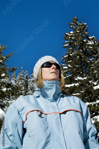 Photo: Woman in winter clothing Woman in winter clothing