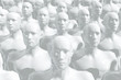 Grupo de personas iguales