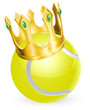 Vector: King of tennis King of tennis