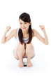 Photo: Young beautiful woman after fitness time Young beautiful woman after fitness time
