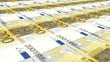 200 Euro Banknoten Druck, endlos