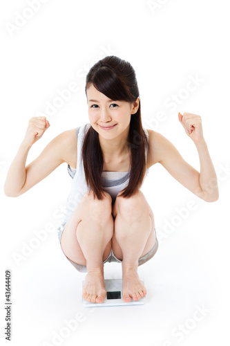 Foto: Young beautiful woman after fitness time Young beautiful woman after fitness time