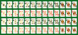 blackjack full deck in large size. Original figures..