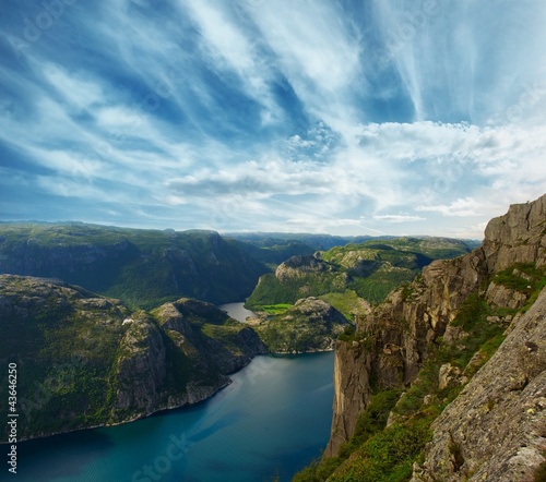 Foto: Beautiful Lysefjorden view Beautiful Lysefjorden view