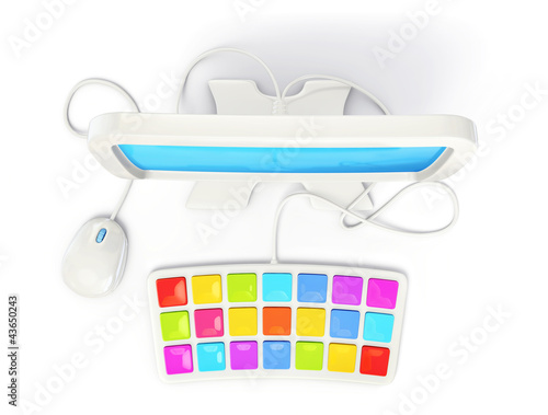 Illustration: computer computer