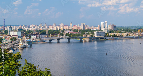 Photo: View of Kiev from an observation point over the Dnieper. Ukraine View of Kiev from an observation point over the Dnieper. Ukraine