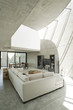 Interior modern house in beton