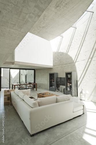 Photo: Interior modern house in beton Interior modern house in beton