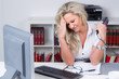 Stress im Büro
