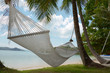 White beach swing