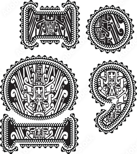 Vector: symbols with ancient drawing. Vector illustration symbols with ancient drawing. Vector illustration