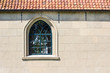 Church wall with a window
