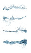 Foto: group of splashing water group of splashing water