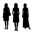 drei silhouetten