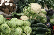 Yuca, Cucumbers, Lettuce and Cauliflower