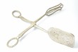Open Archeological silver tongs