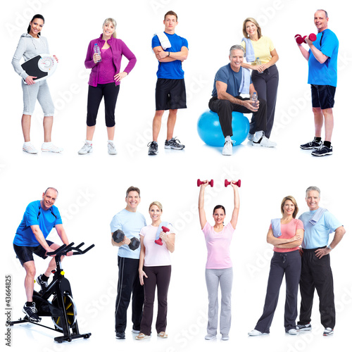 Photo: Fitness and gym. Fitness and gym.