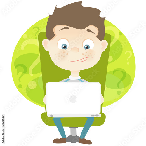 Vector: Cute Teenager Cute Teenager