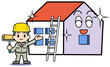 Exterior wall repair after