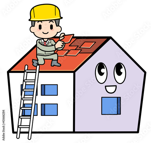 Illustration: Repair of roof Repair of roof