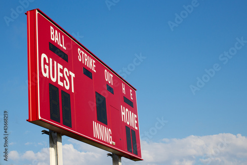 Photo: Scoreboard Scoreboard