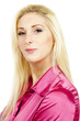 beautiful blond woman, studio portrait