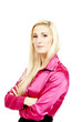 beautiful blond woman, studio portrait