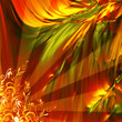 Colorful background with beams