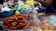 Ready to buy thai food on the streets of Bangkok, Thailand