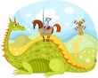 dragon and knight