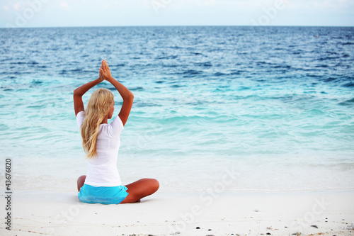 Photo: yoga woman yoga woman