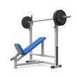 Weight bench for chest angular