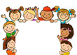 Children with foil