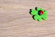 kleeblatt aus filz