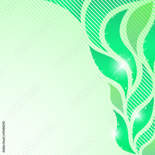 Vector: green petals green petals
