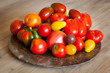 Bunte Tomaten Auf Teller