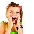 surprised girl